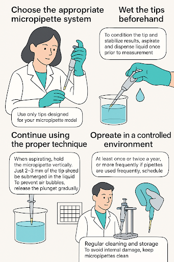 Choose the appropriate micropipette system