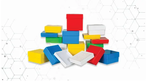 Cardboard Cryogenic Storage Boxes